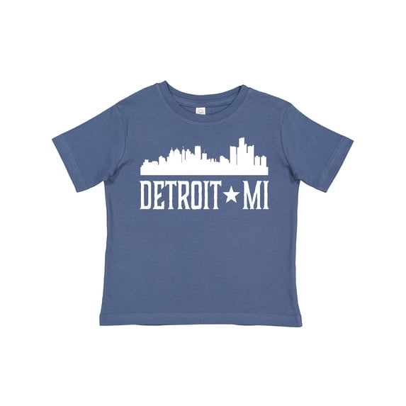 Inktastic Detroit Michigan Skyline MI Cities Boys or Girls Toddler T-Shirt
