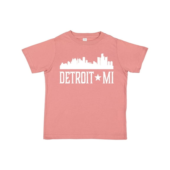 Inktastic Detroit Michigan Skyline MI Cities Boys or Girls Toddler T-Shirt