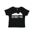 thumbnail image 1 of Inktastic Detroit Michigan Skyline MI Cities Boys or Girls Toddler T-Shirt, 1 of 5