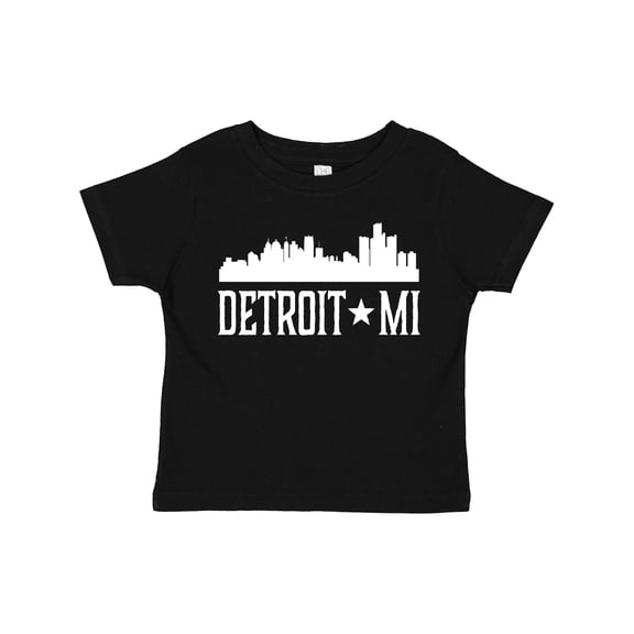 Inktastic Detroit Michigan Skyline MI Cities Boys or Girls Toddler T-Shirt