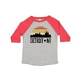 thumbnail image 1 of Inktastic Detroit Michigan Skyline Retro Boys or Girls Toddler T-Shirt, 1 of 5