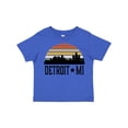 thumbnail image 1 of Inktastic Detroit Michigan Skyline Retro Boys or Girls Toddler T-Shirt, 1 of 5