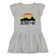 thumbnail image 1 of Inktastic Detroit Michigan Skyline Retro Girls Toddler Dress, 1 of 5