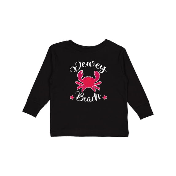 Inktastic Dewey Beach Delaware Boys or Girls Long Sleeve Toddler T-Shirt
