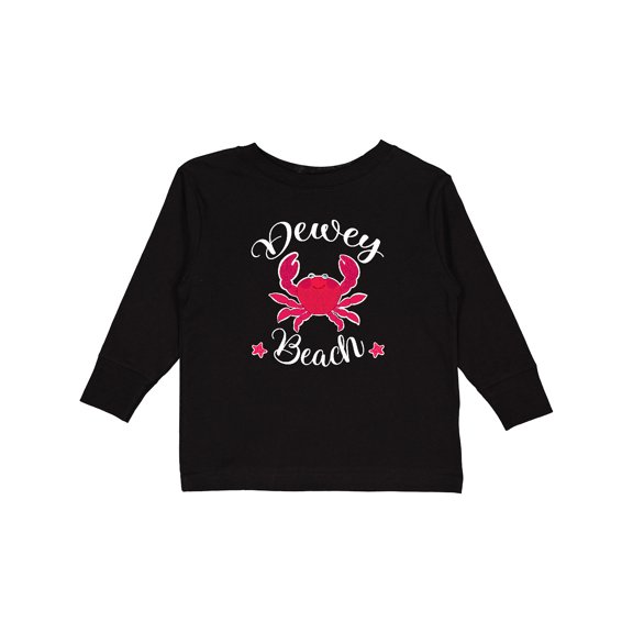 Inktastic Dewey Beach Delaware Boys or Girls Long Sleeve Toddler T-Shirt