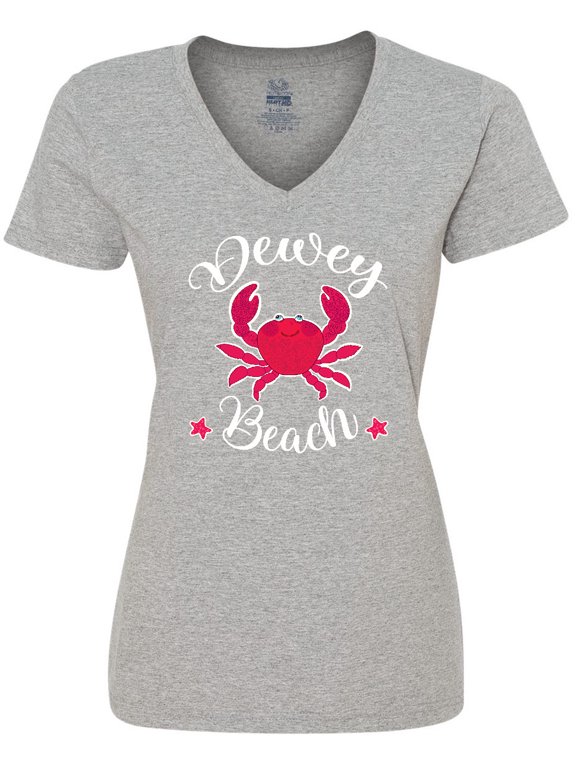 Dewey Beach Delaware Women's V-Neck T-Shirt
