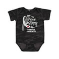 thumbnail image 1 of Inktastic Diabetes Awareness Brave and Strong Boys or Girls Baby Bodysuit, 1 of 5