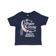thumbnail image 1 of Inktastic Diabetes Awareness Brave and Strong Boys or Girls Toddler T-Shirt, 1 of 5