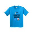 thumbnail image 1 of Inktastic Diabetes Warrior Diabetes Awareness Ribbon Youth T-Shirt, 1 of 5