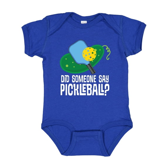 Inktastic Did Someone Say Pickleball Boys or Girls Baby Bodysuit