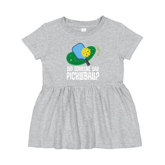 Inktastic Did Someone Say Pickleball Girls Baby Dress