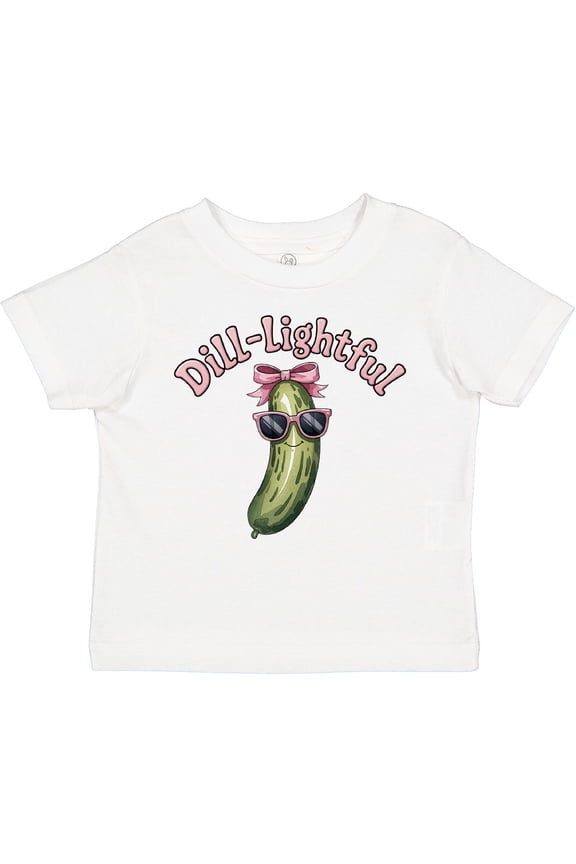 Dill-lightful Pickle Girls Toddler T-Shirt