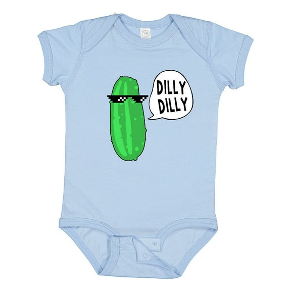 Inktastic Dilly Dilly Chill Dill Boys or Girls Baby Bodysuit