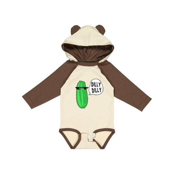 Inktastic Dilly Dilly Chill Dill Boys or Girls Long Sleeve Baby Bodysuit