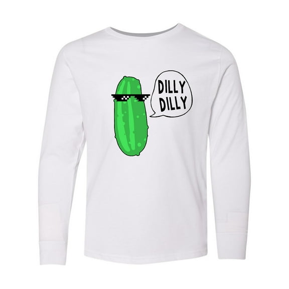 Inktastic Dilly Dilly Chill Dill Long Sleeve Youth T-Shirt