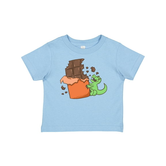 Inktastic Dino with Chocolate Bar Boys or Girls Baby T-Shirt