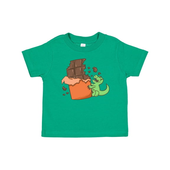Inktastic Dino with Chocolate Bar Boys or Girls Baby T-Shirt