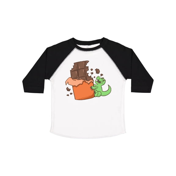 Inktastic Dino with Chocolate Bar Boys or Girls Toddler T-Shirt