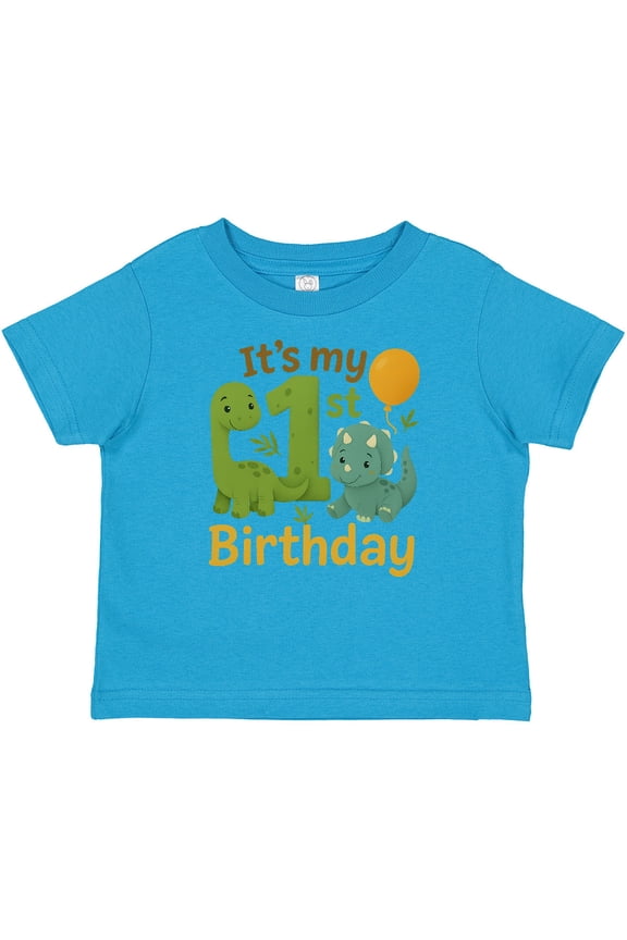Dinosaur 1st Birthday Cute Dino Theme Boys or Girls Baby T-Shirt
