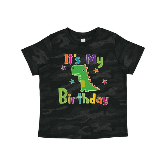Inktastic Dinosaur Birthday Party Boys or Girls Toddler T-Shirt