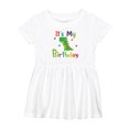thumbnail image 1 of Inktastic Dinosaur Birthday Party Girls Baby Dress, 1 of 5