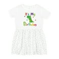 thumbnail image 1 of Inktastic Dinosaur Birthday Party Girls Toddler Dress, 1 of 5