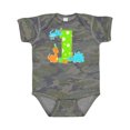 thumbnail image 1 of Inktastic Dinosaur First Birthday Party Boys or Girls Baby Bodysuit, 1 of 5