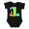 thumbnail image 1 of Inktastic Dinosaur First Birthday Party Boys or Girls Baby Bodysuit, 1 of 5