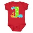 thumbnail image 1 of Inktastic Dinosaur First Birthday Party Boys or Girls Baby Bodysuit, 1 of 5