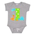 thumbnail image 1 of Inktastic Dinosaur First Birthday Party Boys or Girls Baby Bodysuit, 1 of 5