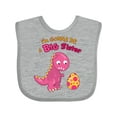 thumbnail image 1 of Inktastic Dinosaur Future Big Sister Girls Baby Bib, 1 of 4
