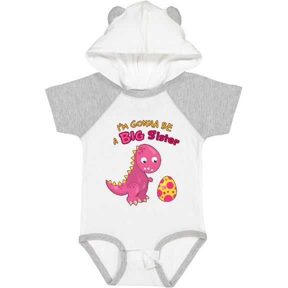 Inktastic Dinosaur Future Big Sister Girls Baby Bodysuit