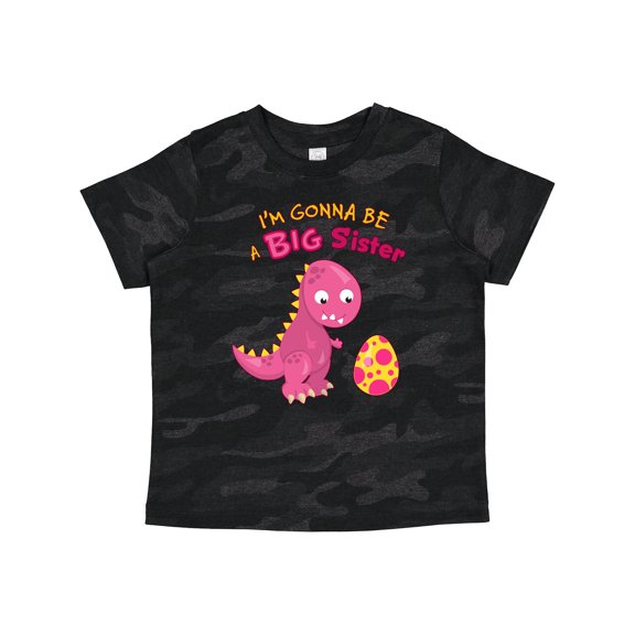 Inktastic Dinosaur Future Big Sister Girls Toddler T-Shirt