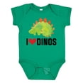 thumbnail image 1 of Inktastic Dinosaur I Love Dinos Prehistoric Jurassic Animal Boys or Girls Baby Bodysuit, 1 of 5
