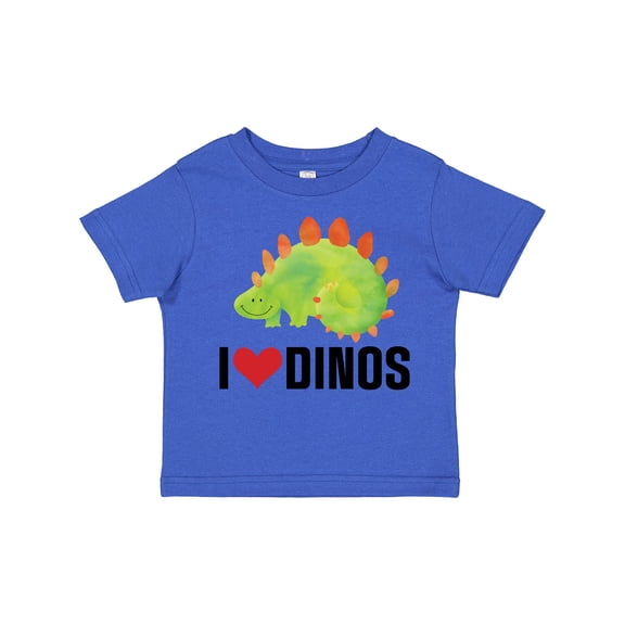 Inktastic Dinosaur I Love Dinos Prehistoric Jurassic Animal Boys or Girls Toddler T-Shirt