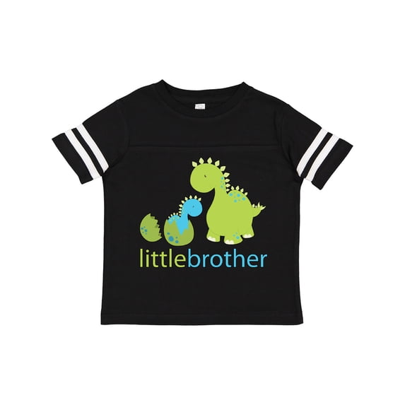 Inktastic Dinosaur Little Brother Green Boys Toddler T-Shirt