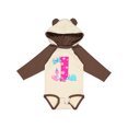 thumbnail image 1 of Inktastic Dinosaur Party-first Birthday Girls Long Sleeve Baby Bodysuit, 1 of 5