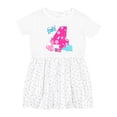 thumbnail image 1 of Inktastic Dinosaur Party-fourth Birthday Girls Toddler Dress, 1 of 5