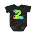 thumbnail image 1 of Inktastic Dinosaur Party-second Birthday Boys or Girls Baby Bodysuit, 1 of 5
