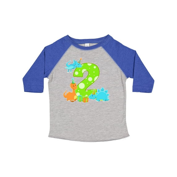 Inktastic Dinosaur Party-second Birthday Boys or Girls Toddler T-Shirt