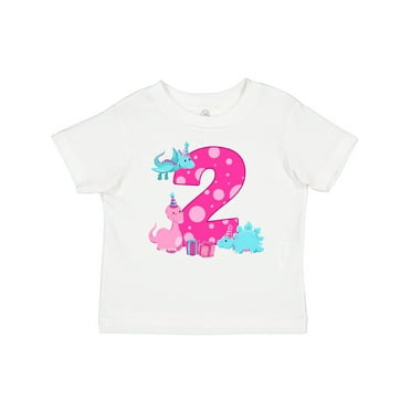 Inktastic Dinosaur Party-second Birthday Girls Baby T-Shirt