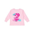 thumbnail image 1 of Inktastic Dinosaur Party-second Birthday Girls Long Sleeve Toddler T-Shirt, 1 of 5