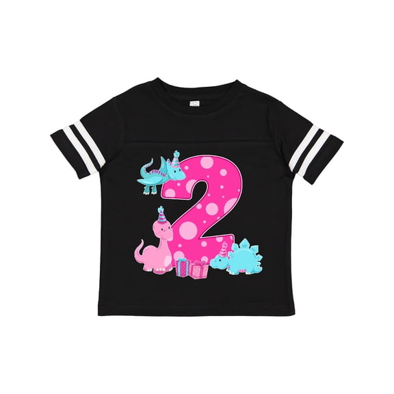 Inktastic Dinosaur Party-second Birthday Girls Toddler T-Shirt