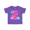 thumbnail image 1 of Inktastic Dinosaur Party-second Birthday Girls Toddler T-Shirt, 1 of 5