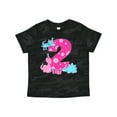 thumbnail image 1 of Inktastic Dinosaur Party-second Birthday Girls Toddler T-Shirt, 1 of 5