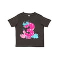 thumbnail image 1 of Inktastic Dinosaur Party-third Birthday Girls Toddler T-Shirt, 1 of 5