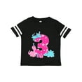 thumbnail image 1 of Inktastic Dinosaur Party-third Birthday Girls Toddler T-Shirt, 1 of 5