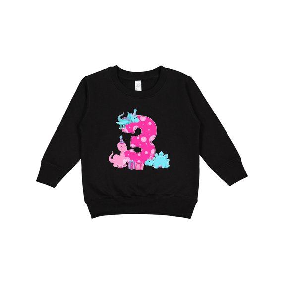 Inktastic Dinosaur Party-third Birthday Toddler Sweatshirt