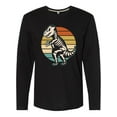 thumbnail image 1 of Inktastic Dinosaur Skeleton Halloween Long Sleeve T-Shirt, 1 of 5