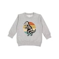 thumbnail image 1 of Inktastic Dinosaur Skeleton Halloween Toddler Sweatshirt, 1 of 4